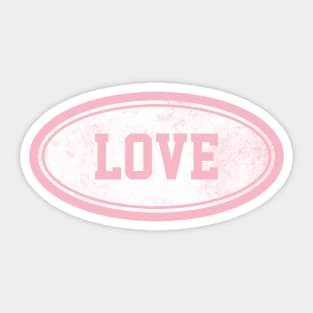 vintage love Sticker